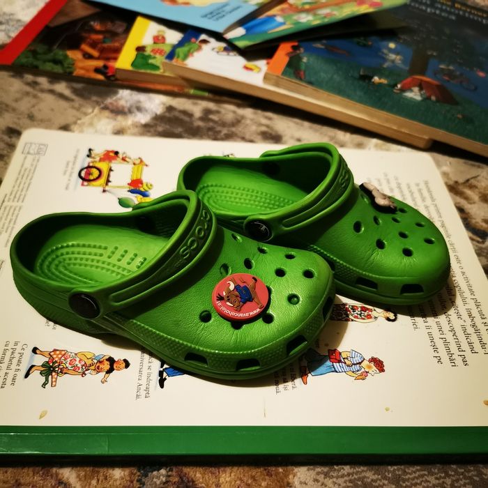 Papuci Crocs verzi