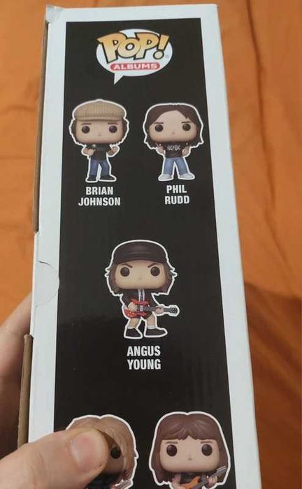set figurine funko pop! ac/dc