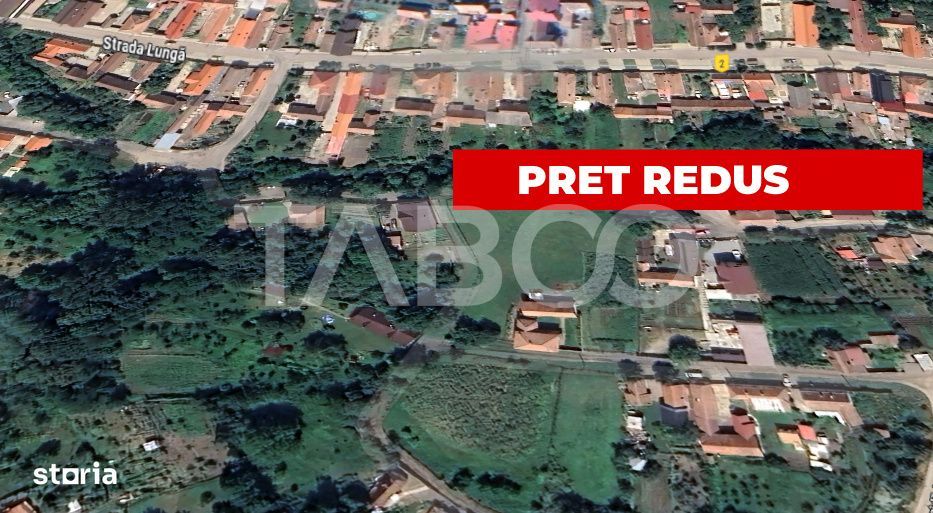 Teren intravilan de vanzare  cu utilitati la strada  1116 mp Slimnic