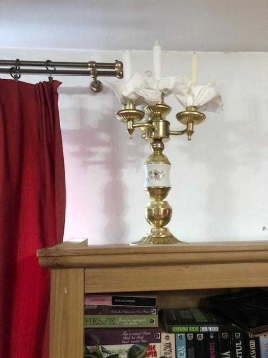 Sfestnic 4 brate  metal cu ceramica