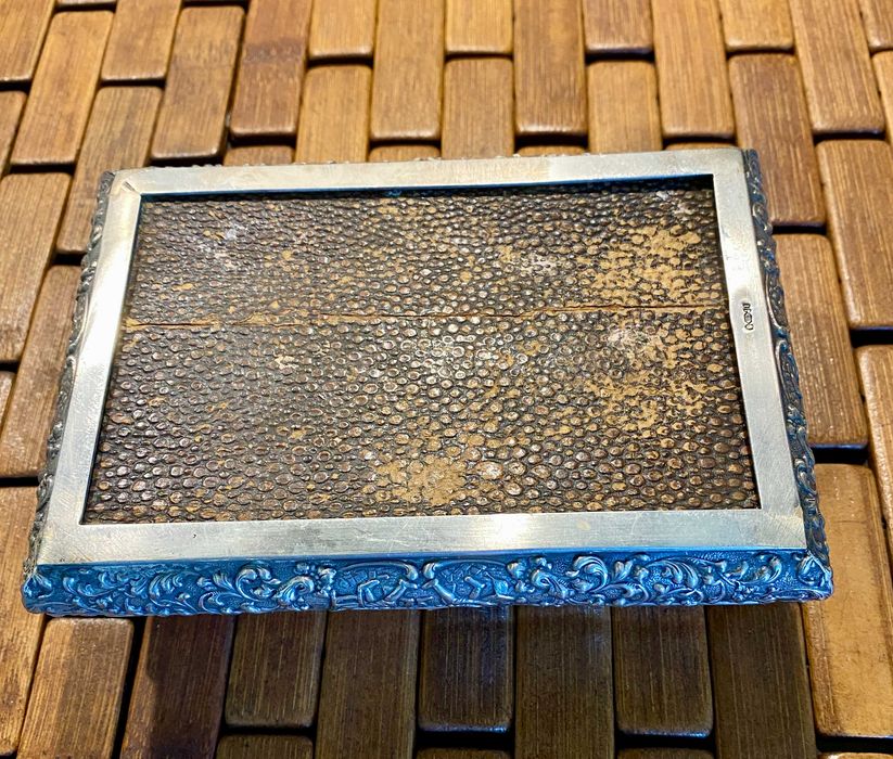 #2003# Голяма кутия/табагер. Винтидж. Посребрена. От Холандия.