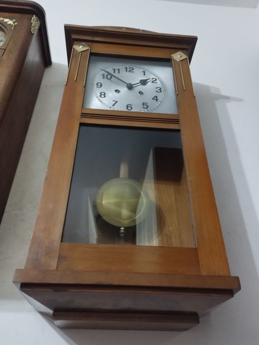 Ceas pendula de perete Haller&Benzing anii 20-30 cu pendul