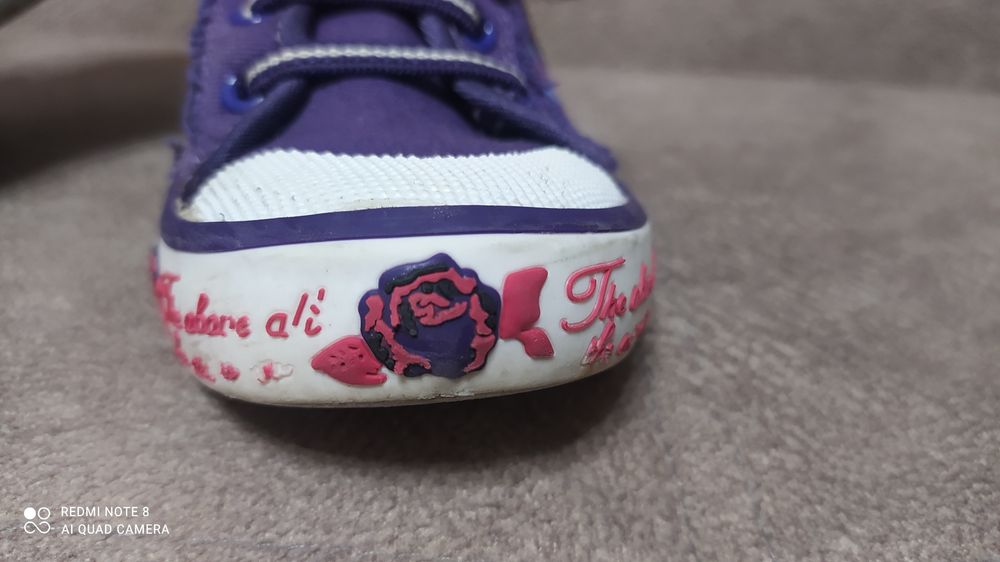 Кеды для девочки р.24 (16-16,5см)