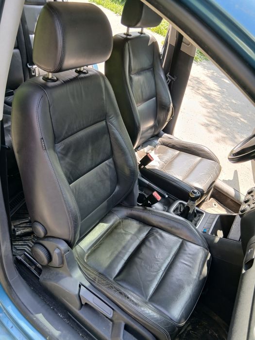 Interior piele negru cu încălzire Golf 5 plus/hatchback/Jetta/Touran (