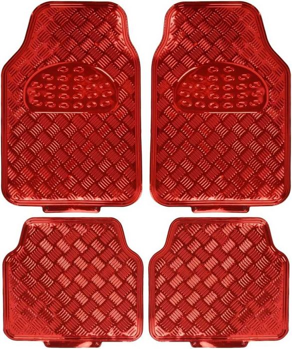 Универсални стелки с метален ефект - Червени, 4 броя.