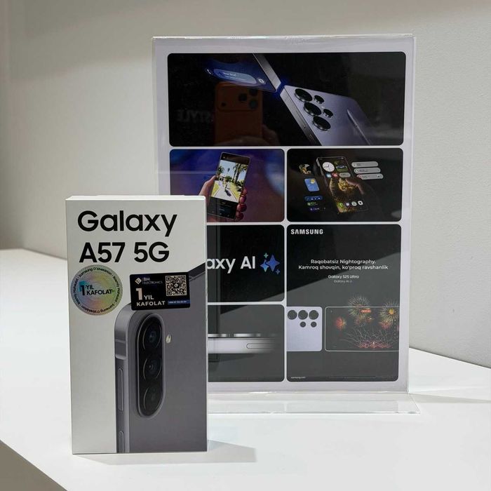 Samsung Galaxy A57 5G 8/256GB Awesome Gray Yangi Halol Nasiya savdo