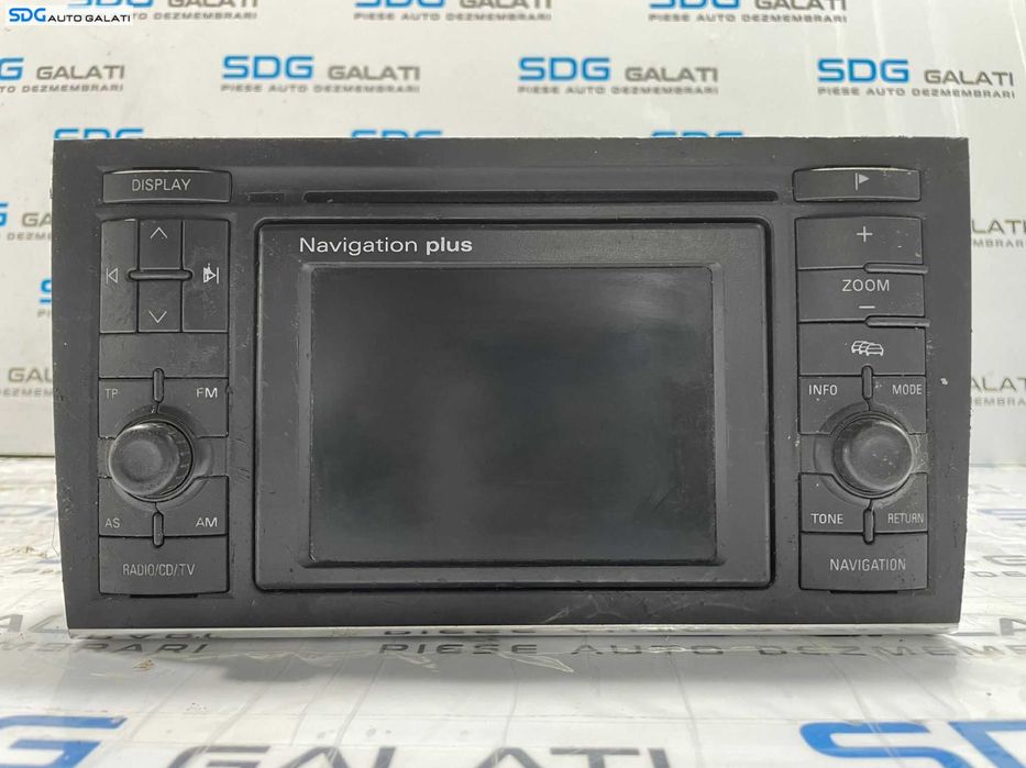Radio CD Player Navigatie Mare Navigatie Plus Audi A4 B7 2004 - 2008 Cod 8E0035192B 8618842961 [L4699]