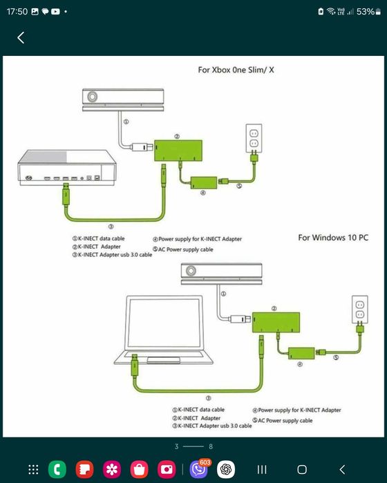Оригинално Адаптер Кинект XBOX 360 и Kinect adapter XBOX ONE