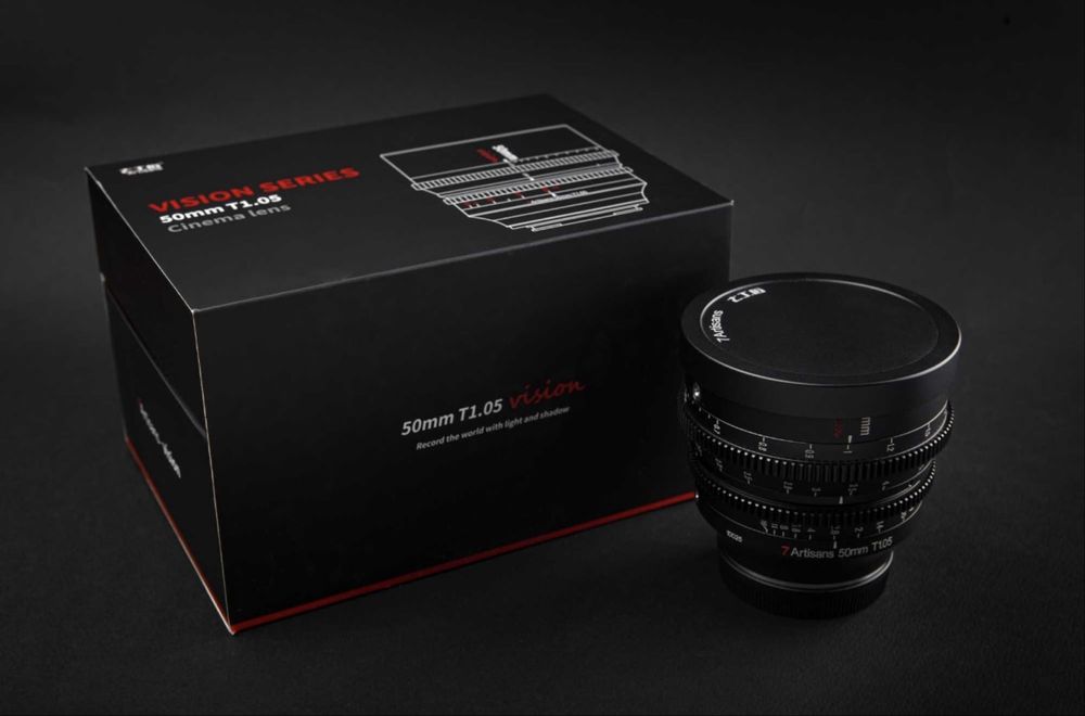 7 Artisans T1.05 Cine Obiectiv 25mm, 35mm, 50mm E Mount Sony, Manual Focus Set