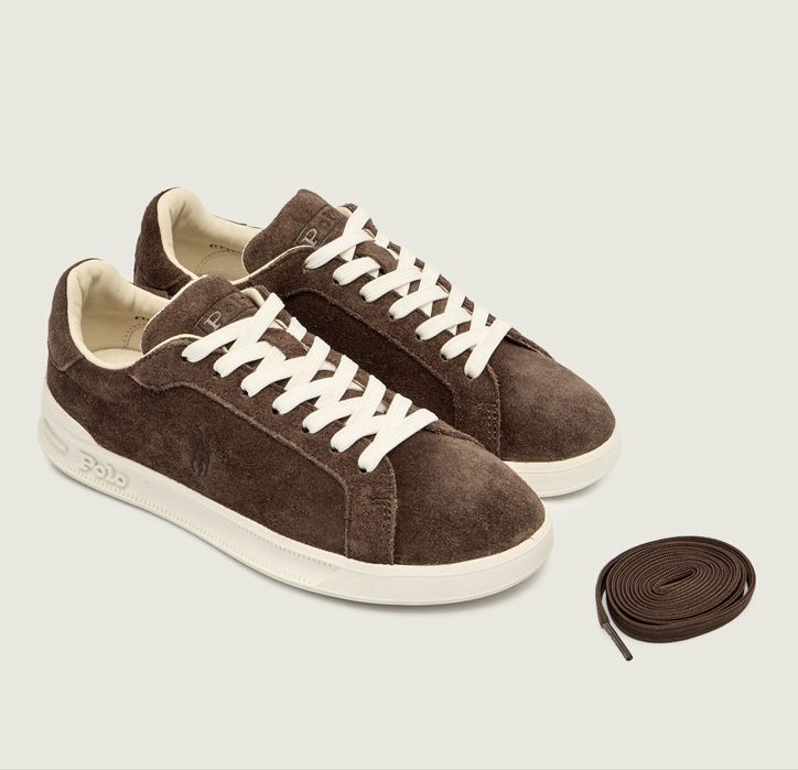 Polo Ralph Lauren Hrt Crt II ОРИГИНАЛ дамски сникърси/кецове велур 37