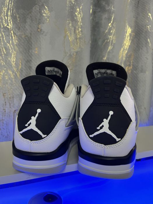 Nike Air Jordan 4-Military Black-VERIFICARE COLET