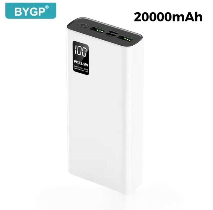 НОВ Power Bank 20000mAh 22,5W Днес 50% ОТСТЪПКА! БЕЗПЛАТНА ДОСТАВКА!