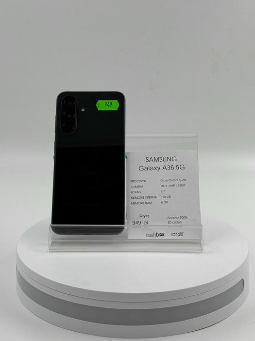 Samsung Galaxy A36 128 GB 20 cicluri Garantie 24 luni CashBox