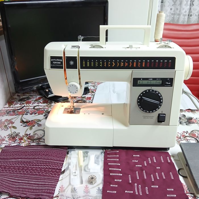 Masina de cusut PRIVILEG cu butoniera automata dintr-un singur pas