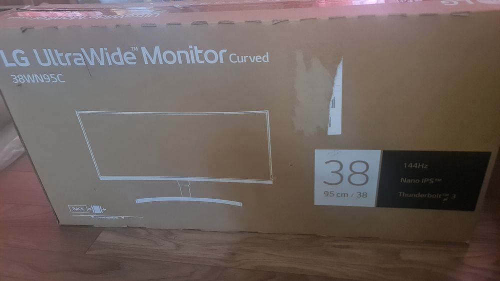 Monitor LG 38WN95C 38" 144hz Thunderbolt