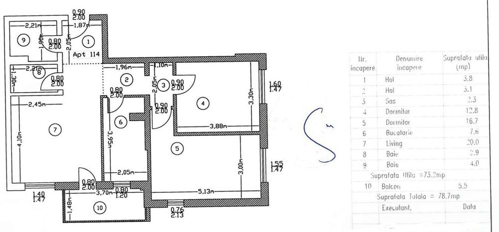 3 camere Dimri Residence l Prelunigrea Ghencea