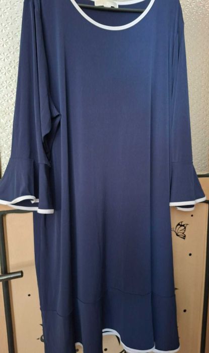 Синя маркова рокля 2XL