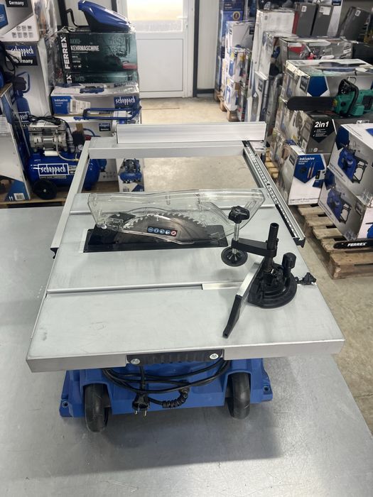 Стационарен циркуляр Scheppach HS105 2000W 250мм -роботна маса 920мм