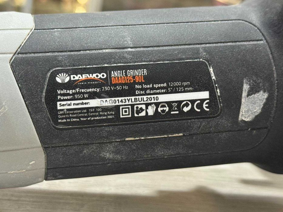 Ъглошлайф Daewoo DAAG125-90L