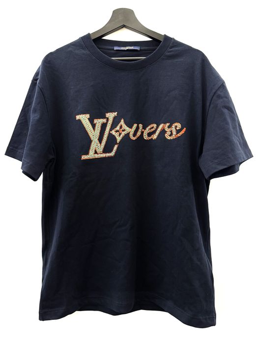 Louis Vuitton LV Vers embellished T-shirt