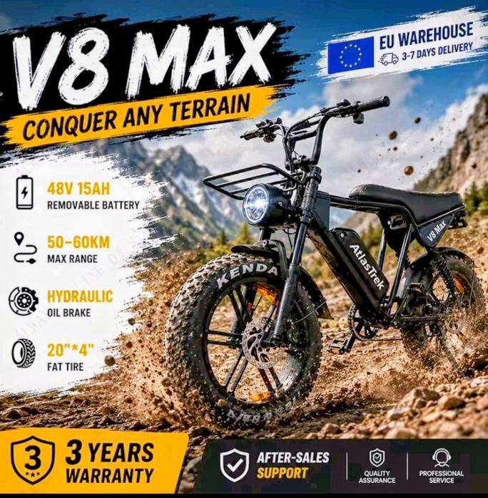 Bicicletă Electrică Fat Bike V8 MAX