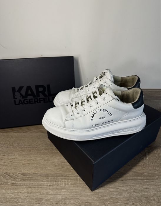 Бели обувки Karl Lagerfeld