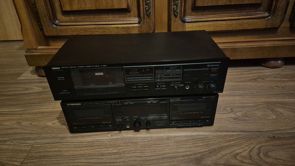 Deck casetofon Yamaha K-220 , Pioneer CT-W550R made in JAPAN