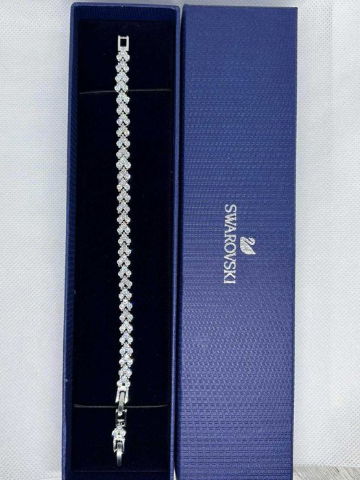 Гривна Сваровски / Гривна Swarovski - Тенис последен модел 17 см