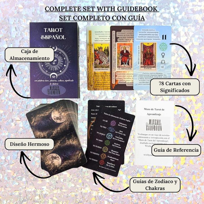 Карти Таро „Вещерски котел“ за начинаещи със значения на всяка карта