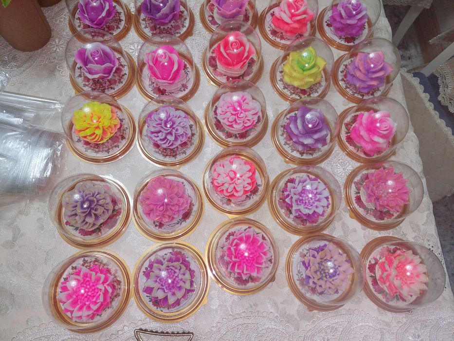 Цветы из мыло подарки