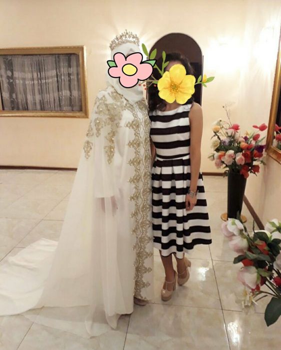 Мусульманское свадебное платье