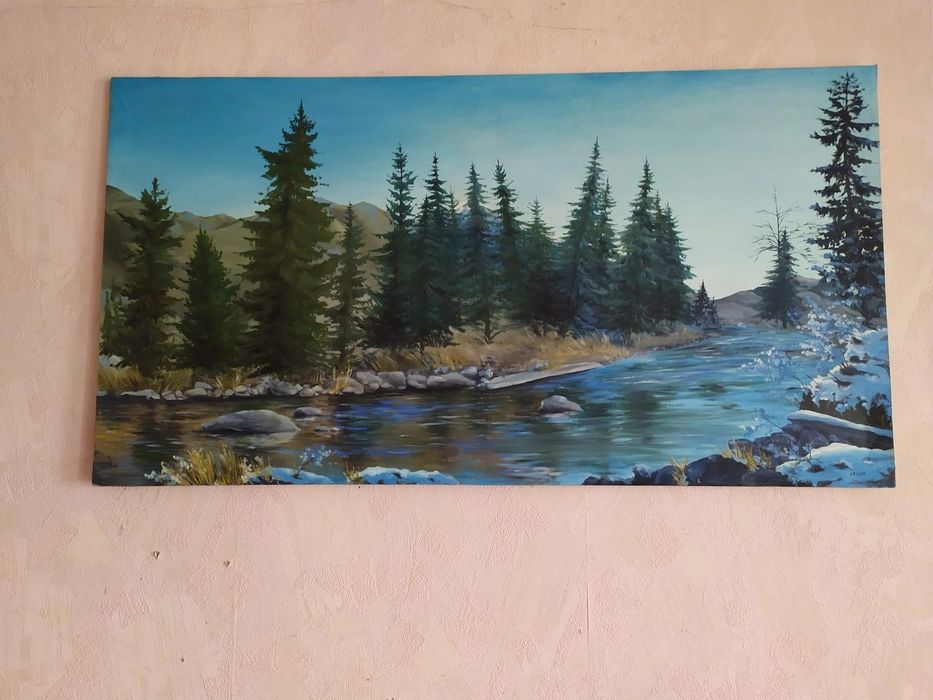 Продам картину с рамкой