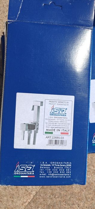 Sisteme de duș ISA idrosanitaria