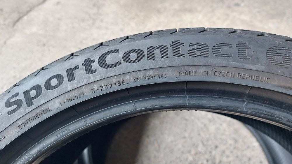 Летни гуми 255/35/19 Continental SportContact6 2 броя