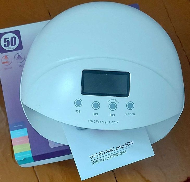 Новая UV/LED лампа для cушки гелей и гель-лаков для ногтей 50W