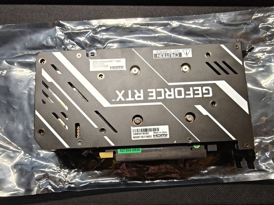 Видеокарта KFA2 GeForce RTX 3050 X Black (б/у)