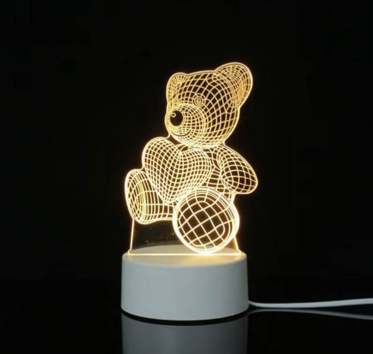 Детский 3D ночник светильник