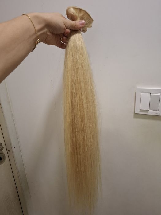 Руса естествена коса  65 см