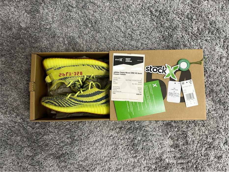 Yeezy 350 v2 Semi Frozen Yellow