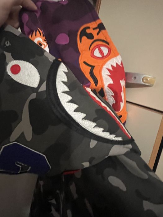 Hoodie bape shark x tiger