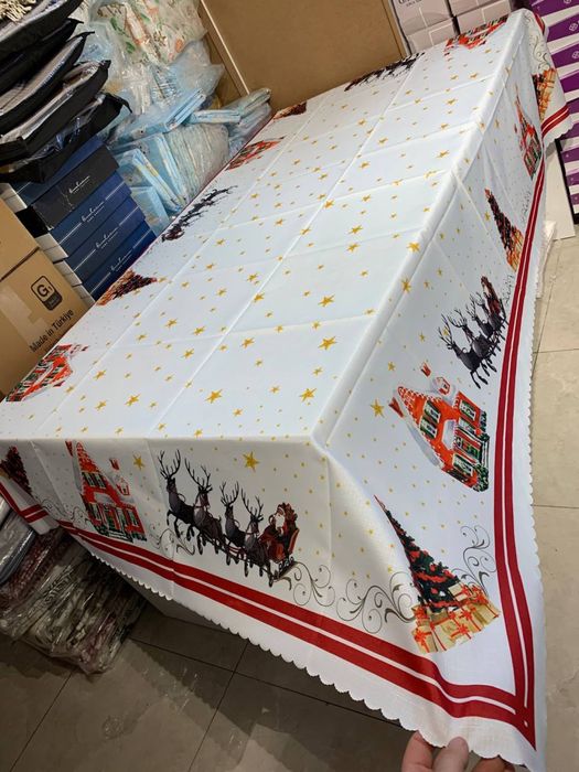 Dasturxon yangi yil uchun ajoyib sovg’a.Скатерть новогодная