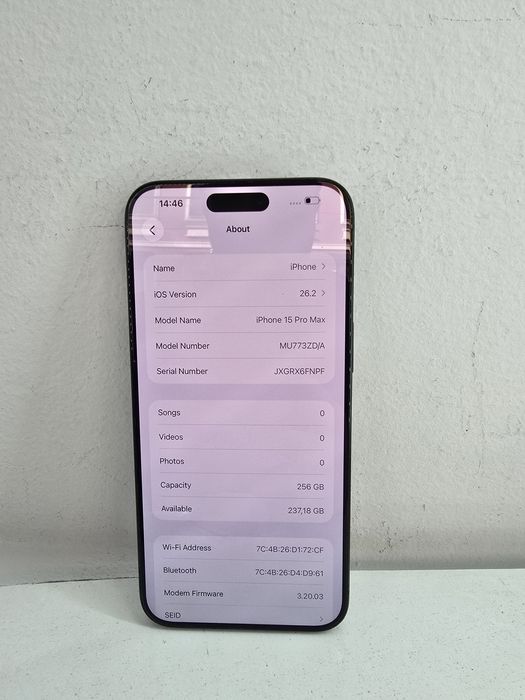 Apple Iphone 15 Pro Max 256GB