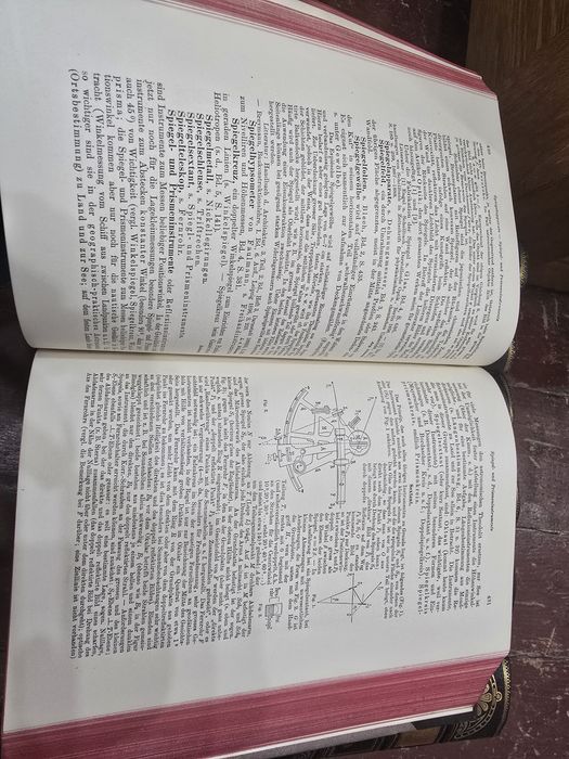 Set de cărți vechi "Lexikon der Gesamten Technik" de Otto Lueger