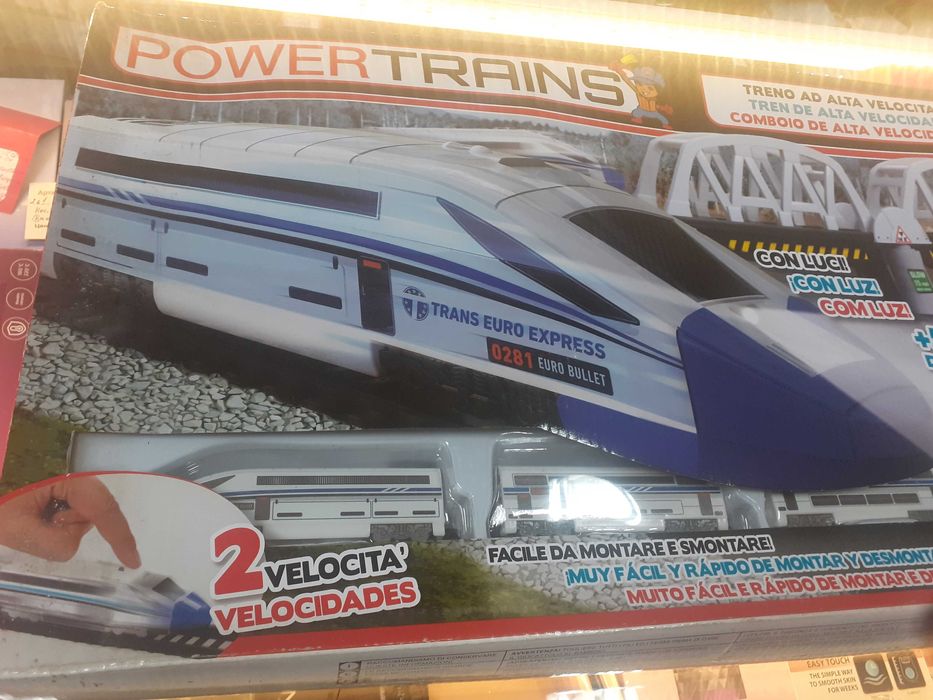Бързо влакче с писта , високоскоростно влакче Power Trains Hi speed
