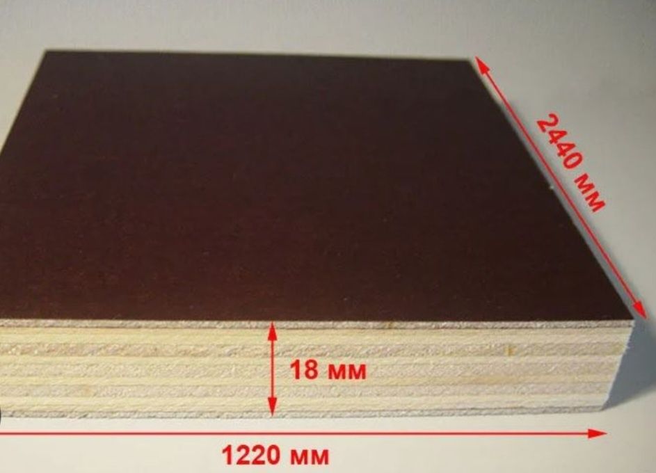 Фанера ламинированная