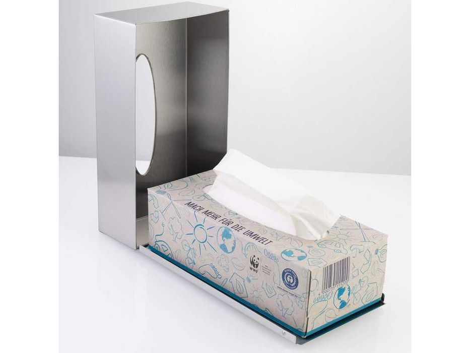 НОВА! Кутия за козметични кърпи салфетки неръждаема стомана