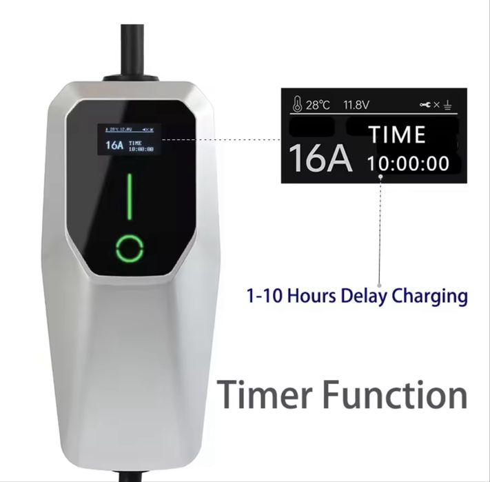 EV charger EV зарядно 11kw 16A Type 2 3 фази 10 Метра