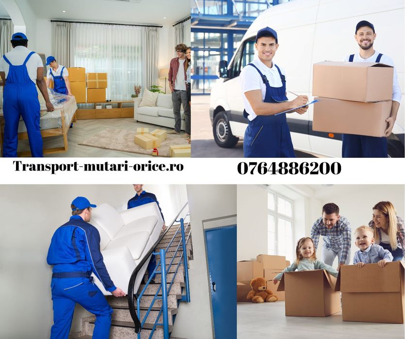 Transport mobila mutari bagaje obiecte debarasari montare mobilier