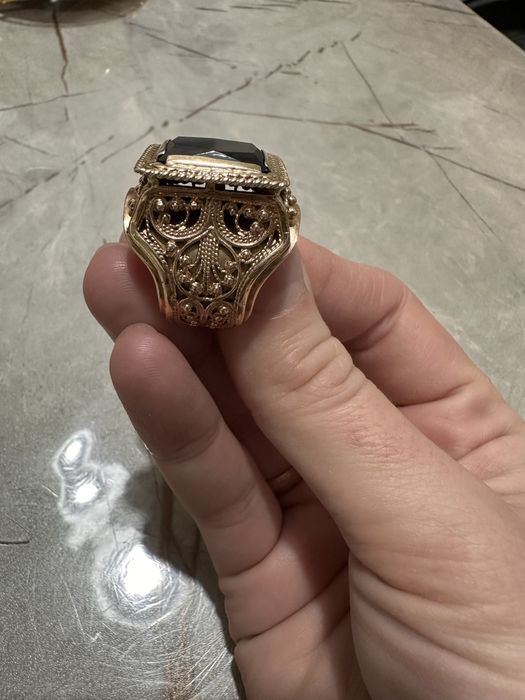 Зототая Мужская печатка