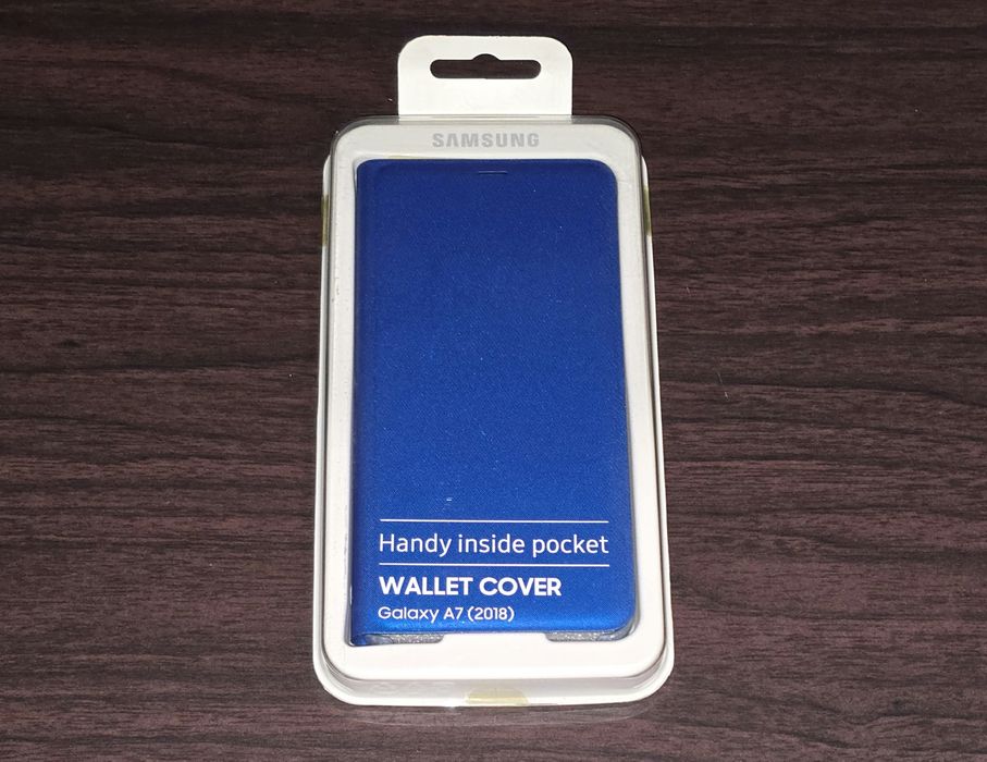 Husa flip smart activa originala Samsung Wallet Cover A7 2018 A750